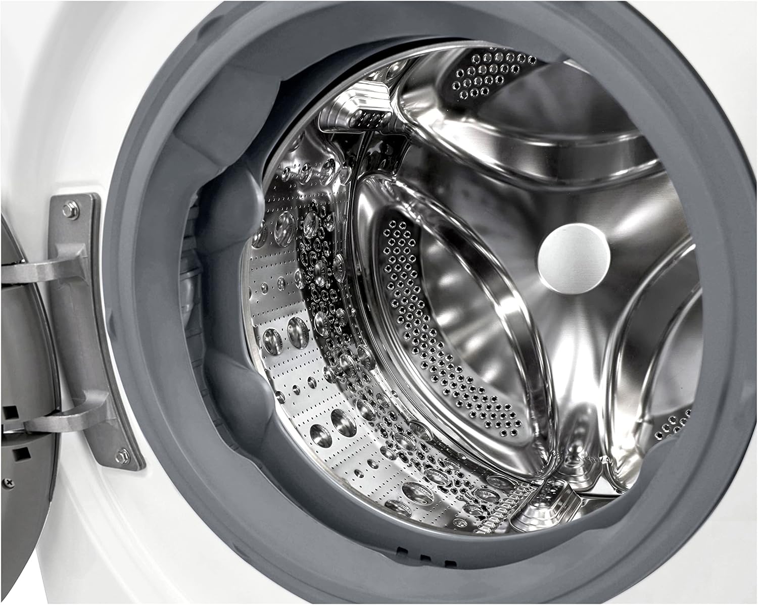 LG F4WV7080, Klasse A, Frontlader-Waschmaschine 8 kg, 1400 U/Min, AI Direct Drive, Wi-Fi, Tiefenreinigung mit Dampf, Groe Kapazitt, TRIPLE A, Außentür aus Sicherheitsglas, 62 x 60 x 85 cm Wei