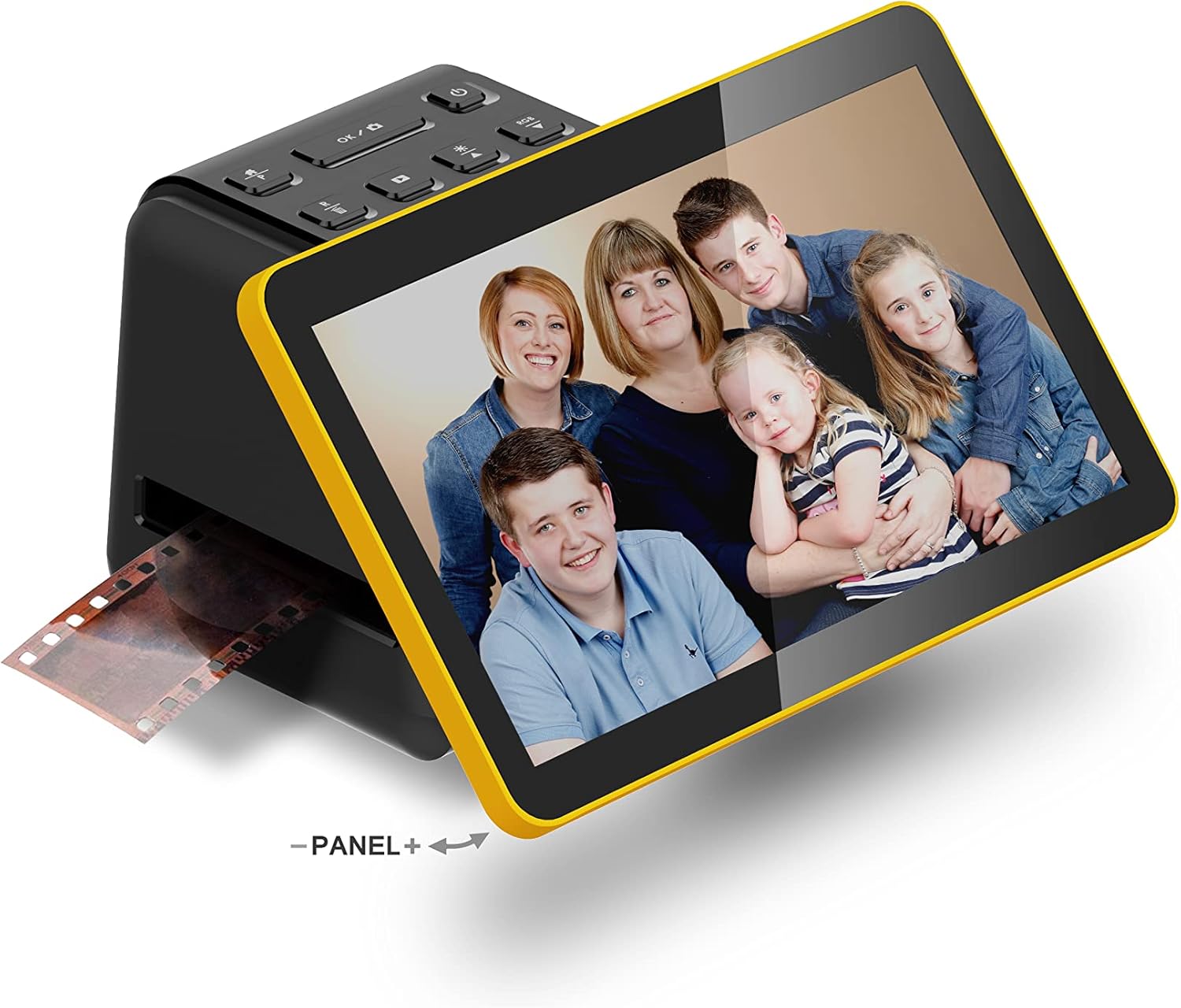Kodak Slide N SCAN Scanner de Film numérique Max 7- Grand écran LCD 7 convertit Les négatifs Couleur en 22MP HD n & b JPEG, Schwarz, RODFS70