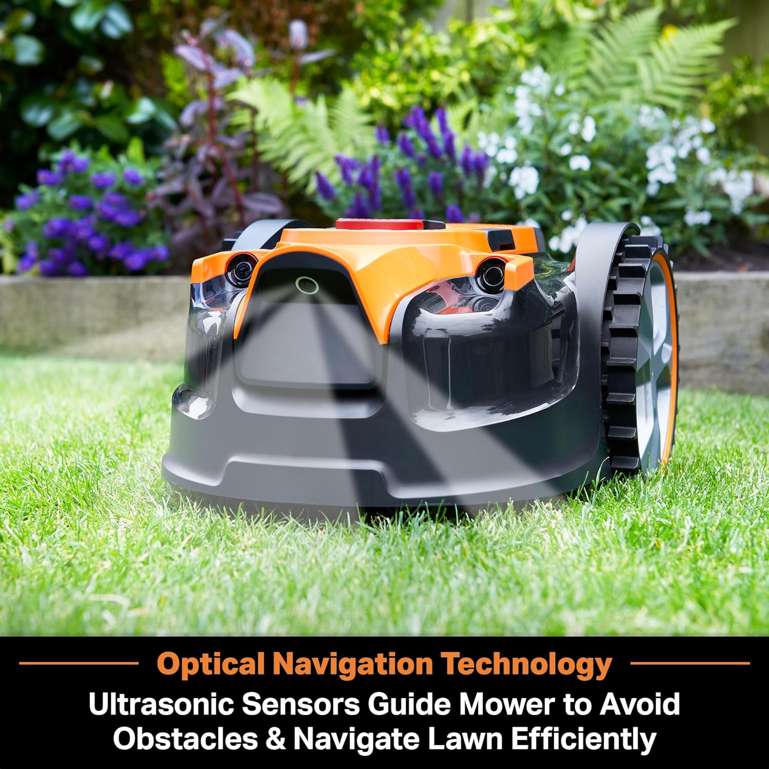 LawnMaster VBRM16 OcuMow™ Mähroboter für geeignet für bis zu 100 qm-Selbstfahrender Rasenmäher Roboter mit MX 24V 4.0Ah Lithium-Ionen Akku Ohne Kabel