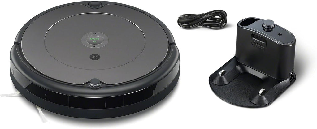 iRobot Roomba Combo Essential Saug- und Wischroboter (Y0112), leistungsstarkes Saugen und Wischen, 4-Stufen-Reinigungssystem, 3 Saugstufen, Spot-Cleaning, steuerbar über App, Tasten oder Sprache, Wei