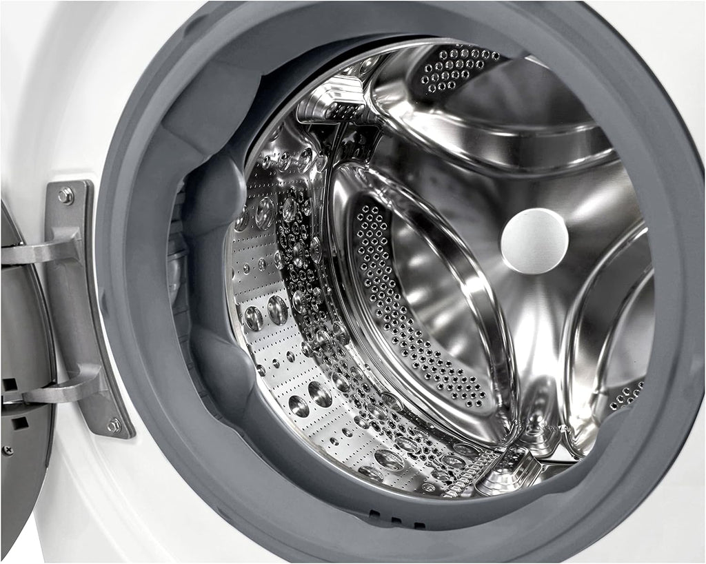 LG F4WV7080, Klasse A, Frontlader-Waschmaschine 8 kg, 1400 U/Min, AI Direct Drive, Wi-Fi, Tiefenreinigung mit Dampf, Groe Kapazitt, TRIPLE A, Außentür aus Sicherheitsglas, 62 x 60 x 85 cm Wei