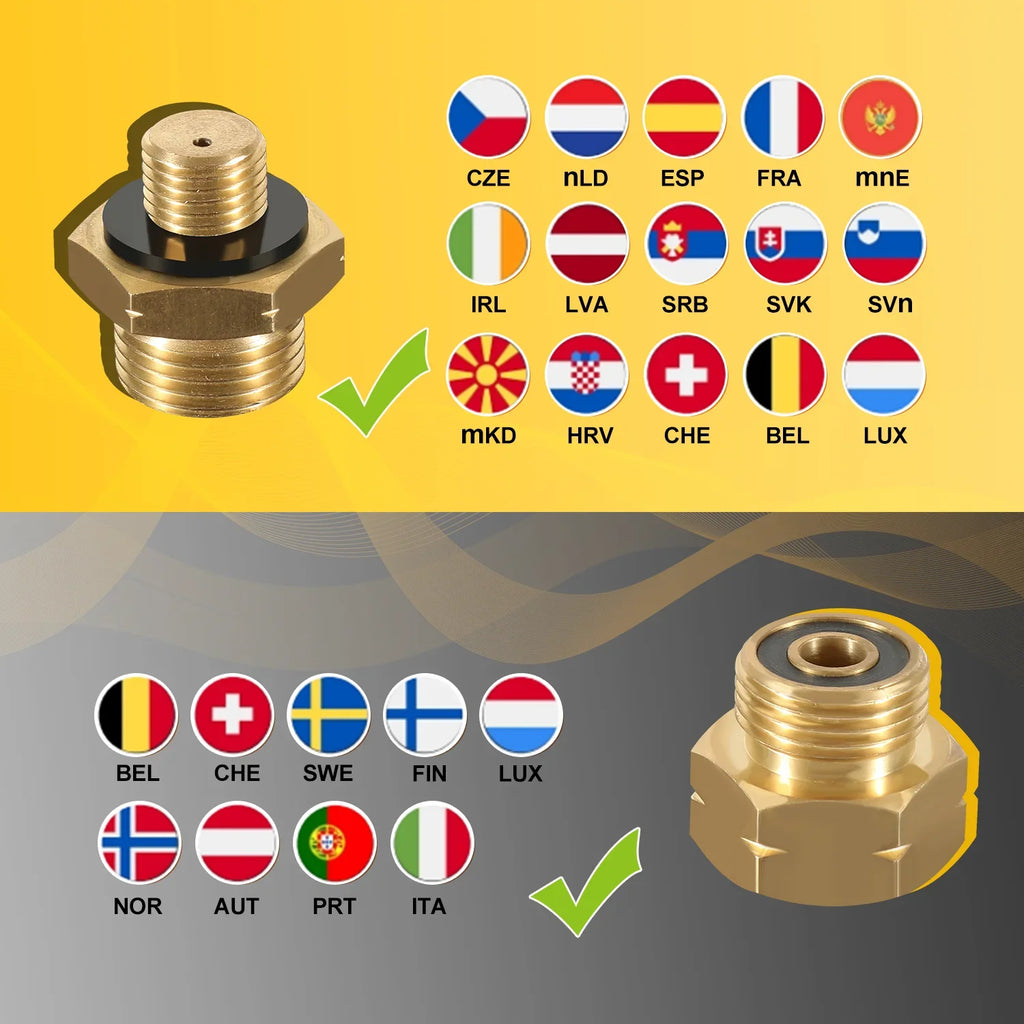 Sonnewelt Gasheizung 4200w und 1260w Gas-Elektro-Heizgert mit Gasdruckregler, Gasschlauch, Gasflaschen Adapter