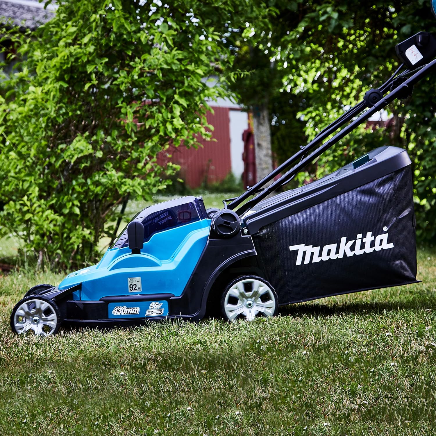 Makita DLM432Z Akku-Rasenmäher 2x18 V (ohne Akku, ohne Ladegerät)