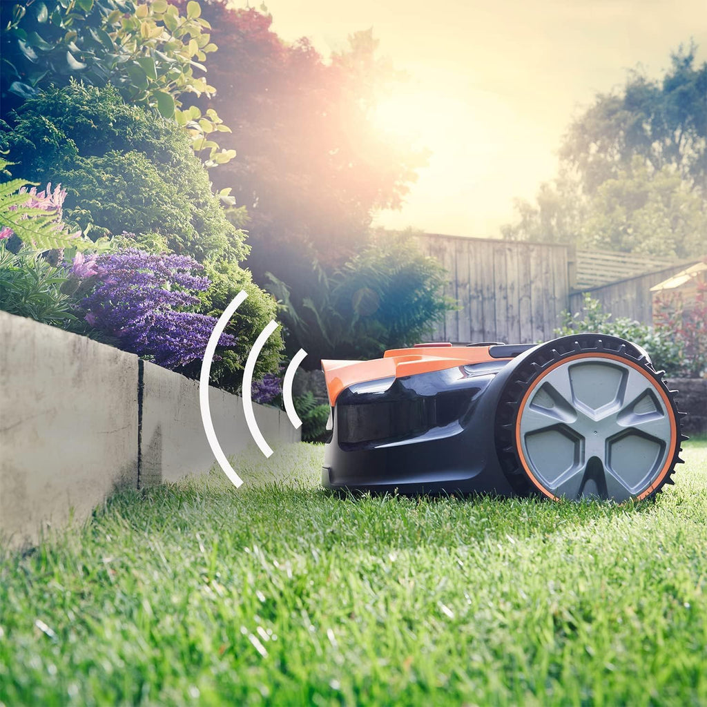 LawnMaster VBRM16 OcuMow™ Mähroboter für geeignet für bis zu 100 qm-Selbstfahrender Rasenmäher Roboter mit MX 24V 4.0Ah Lithium-Ionen Akku Ohne Kabel